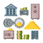 26921501_Bank vault cartoon illustration collection (1)